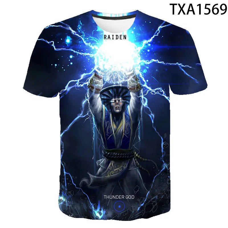 

Cartoon Movie Mortal Kombat 3D T Shirts Casual Boy girl Kids Fashion Streetwear Printed T-shirt Men Women Children Cool Tops Tee