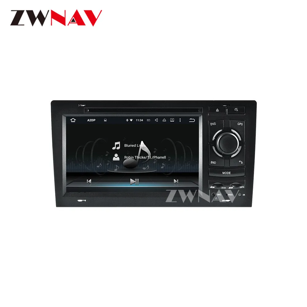 2 Din carplay Android 10 экран ar DVD-плеер для AUDI A8 1994-2003 GPS-навигация Мультимедиа Авто Аудио