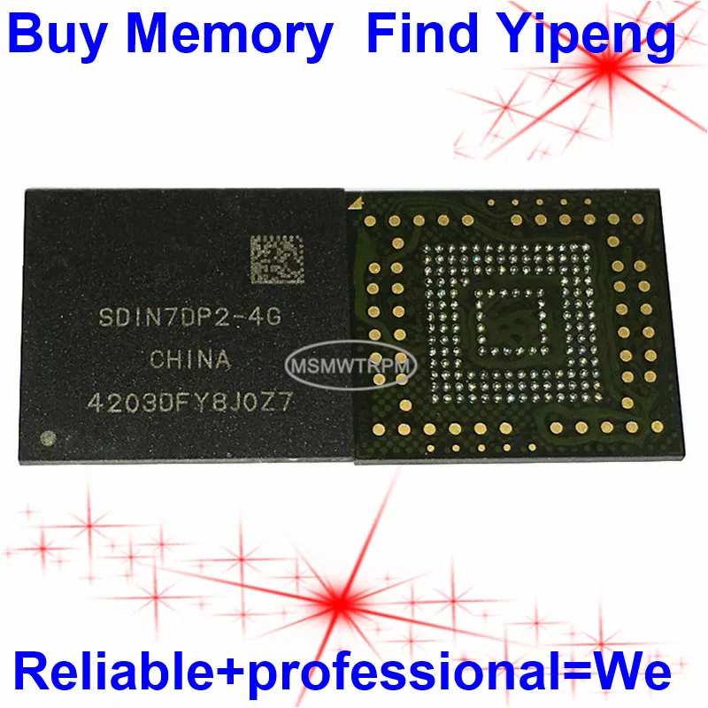 Флэш-память SDIN7DP2-4G 153FBGA EMMC 4,5 4 Гб SDIN7DP2