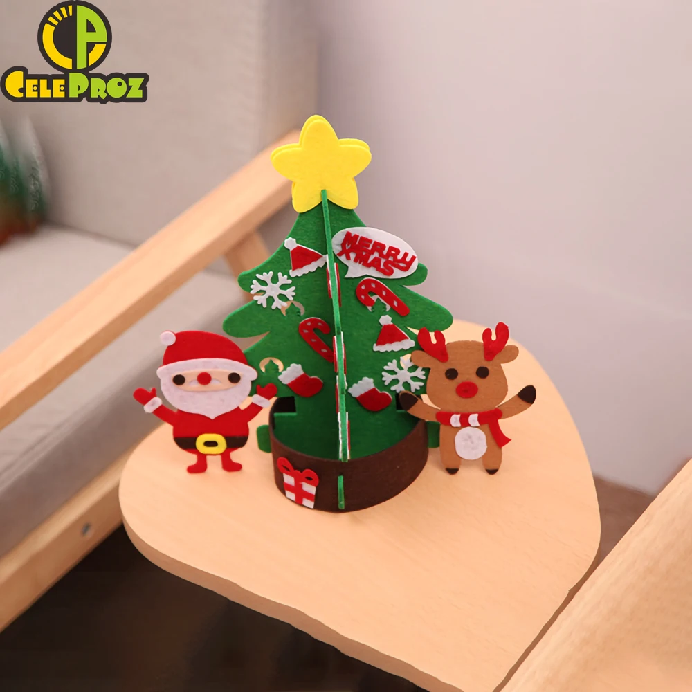 1 шт. нетканый материал рождественские украшения для рождественской елки олень