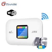 tianjie unlocked high speed portable 3g 4g lte car pocket router mobile modem wifi hotspot with sim card slot