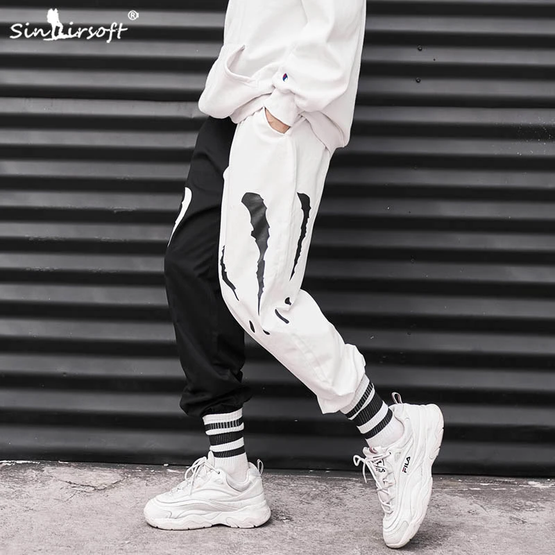 Повседневные корейские брюки для скейтборда уличных танцев трендовые штаны