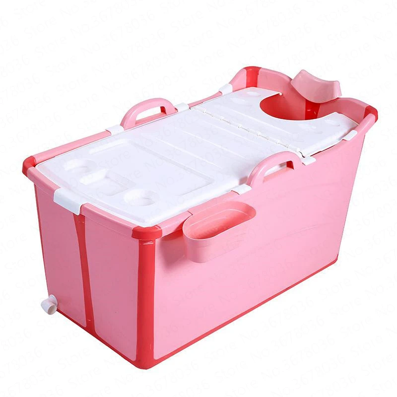 

20%Collapsible Children's Bathing Buckets Bathtubs Baby Bath Tubs Bathtub Kids Bathing Buckets Can Sit