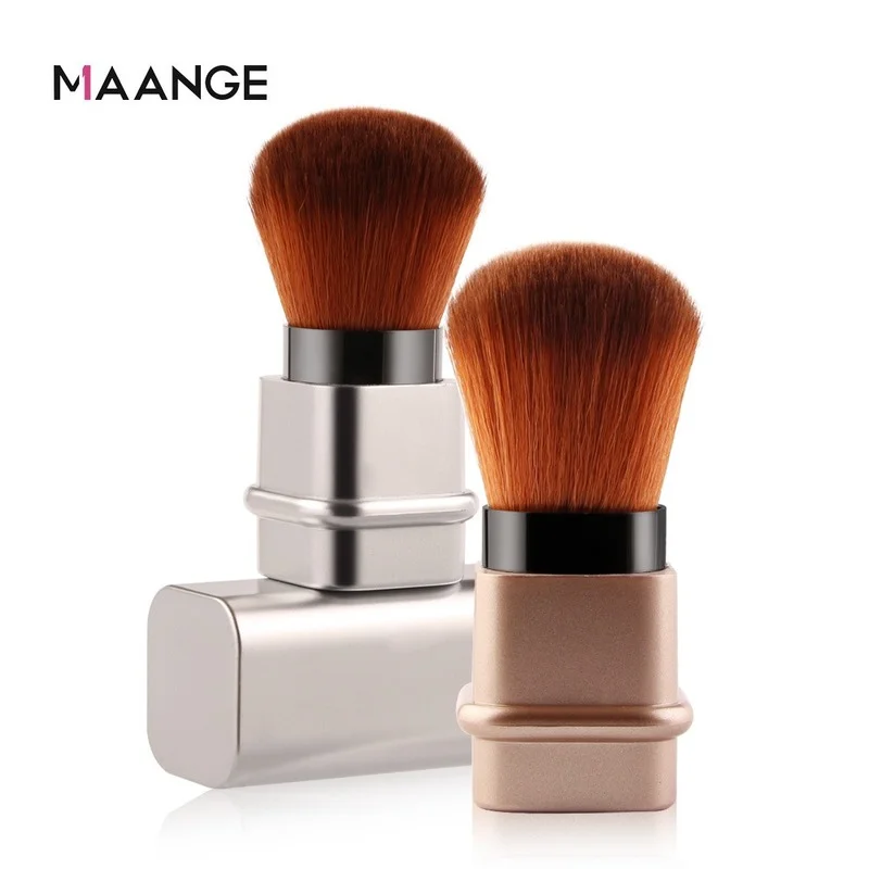 

Loose Power Foundation Blush Makeup Brush Mini Retractable Portable Blusher Face Brushes Beauty tools Cosmetic Accessories 1Pcs