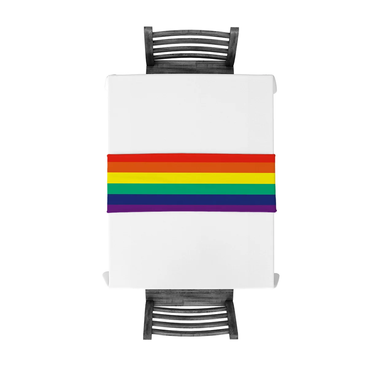 Полосками красочные простой Радуга Настольная дорожка s современный Украшения