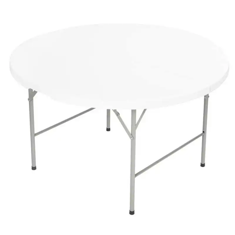 

Outdoor Foldable Round Table Stain Resistant Table for Community Shop Office Party Garden floating shelf brackets