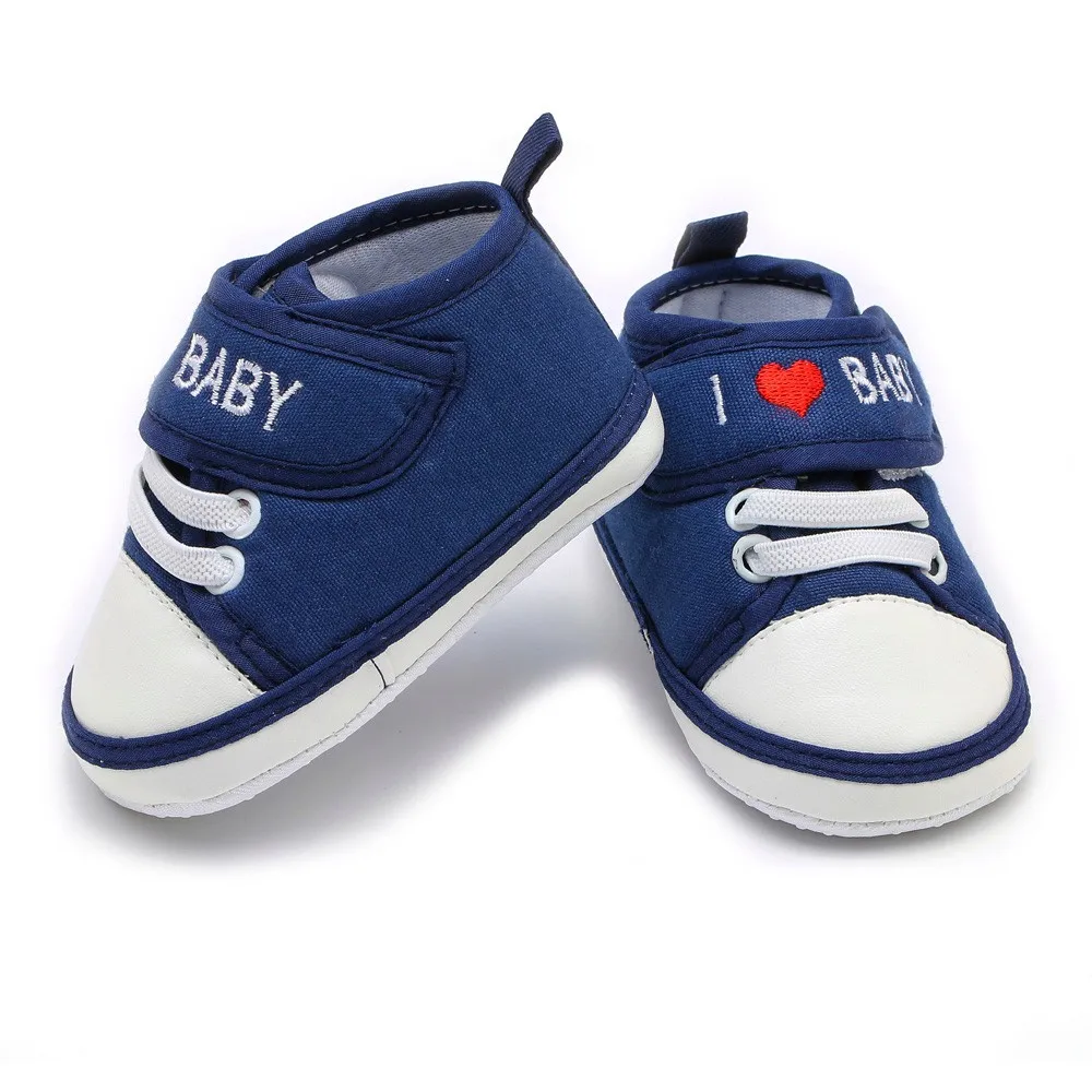 Кроссовки для новорожденных спортивная парусиновая обувь маленьких мальчиков и