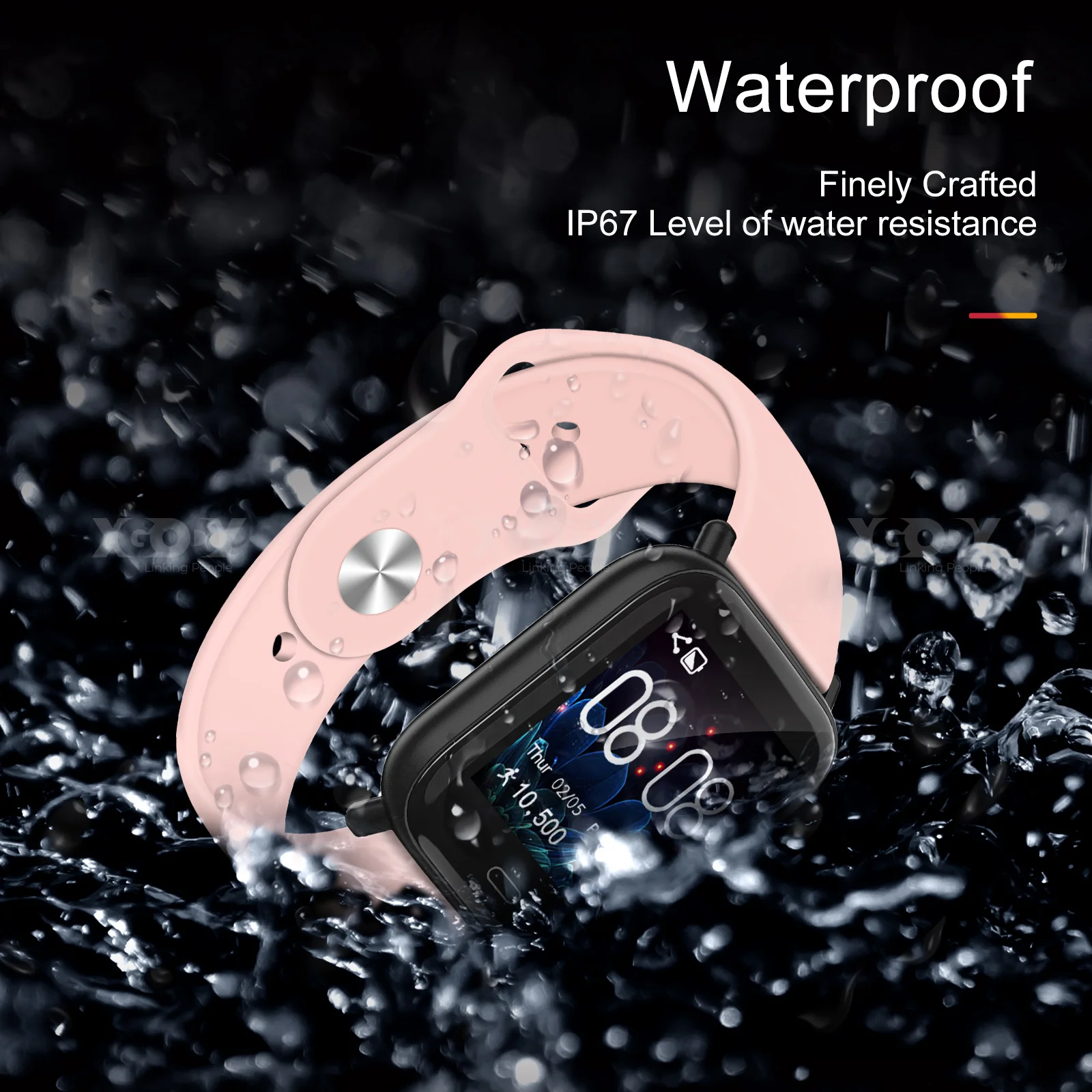 Xgody G20 Smart Wristband Sports Fitness Bracelet Blood Pressure Measurement Watches Pedometer Smartband Watch | Электроника