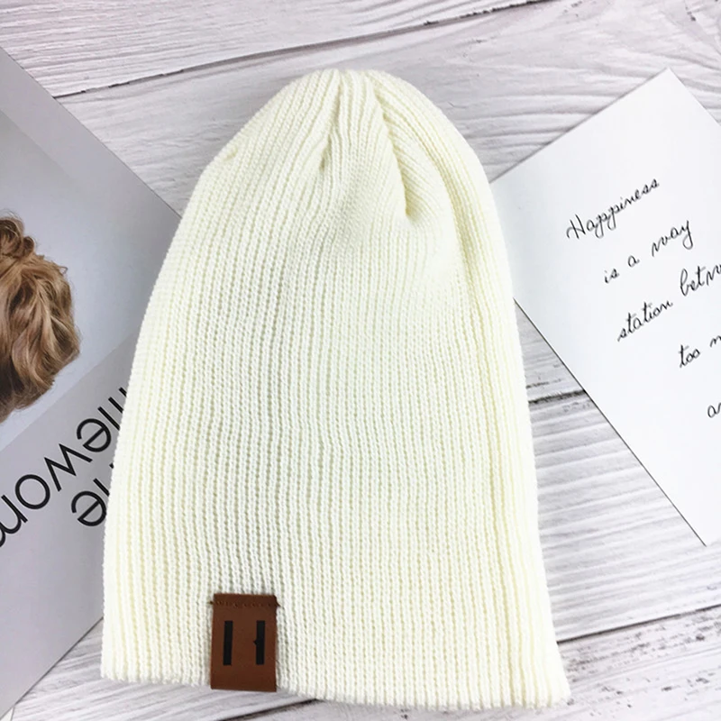 

Versatile Knit Cycling Hat One Size New Plus Velvet Warm Autumn And Winter Labeling Wool Skiing Cap Apparel Accessories