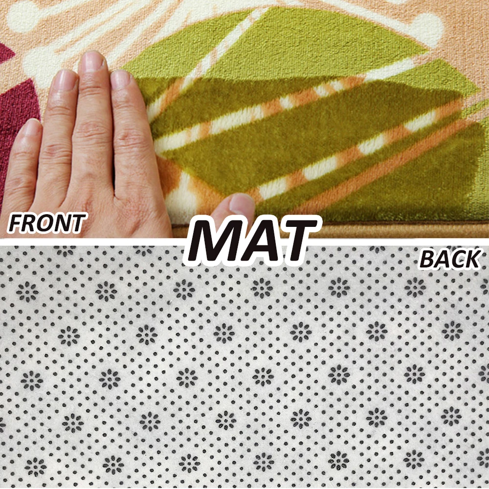 Оранжево-желтый Алмазный коврик с рисунком плитки нескользящий мягкие коврики