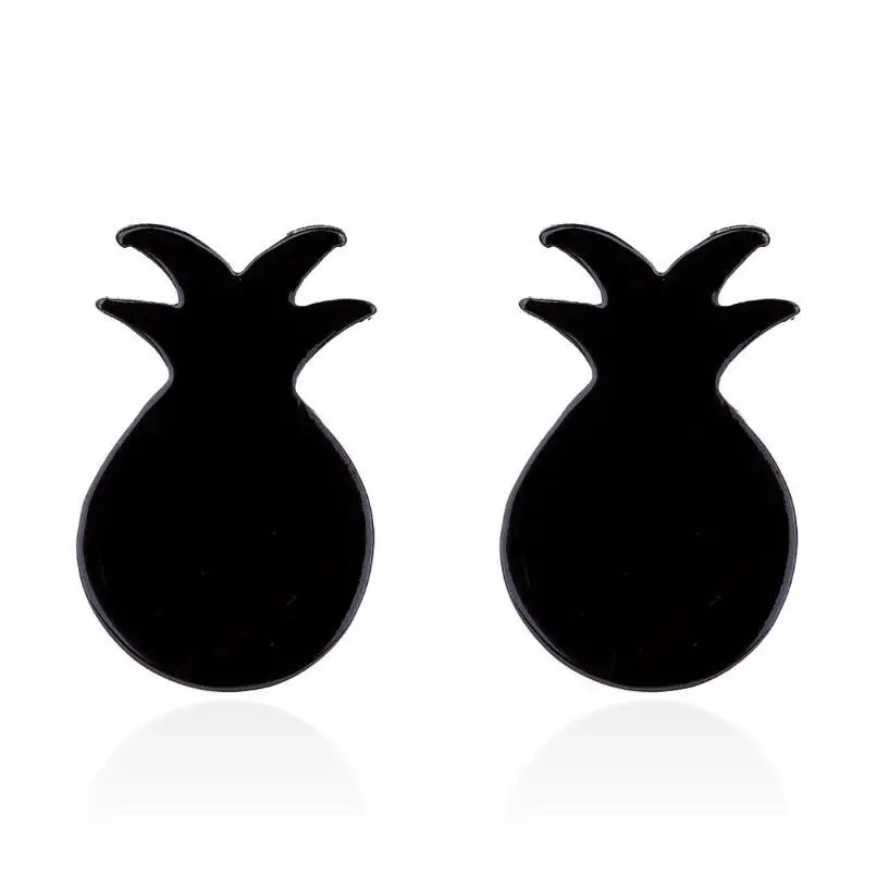 Лучший друг подарок минимальное украшение маленький ананас милые серьги для