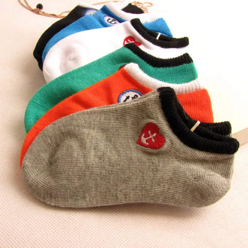 Стильные Детские носки на весну и лето однотонные Дышащие для маленьких