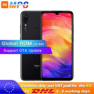 Глобальный Встроенная память Xiaomi Redmi Note 7 4GB 64GB телефон Snapdragon 660 Octa Core 4000 мАч 6,3 