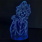 Эмма манга фигурка 3D лампа обещанный неверлэнд светодиодный ночсветильник для комнаты декор прикроватная Настольная лампа для детей Рождественский подарок