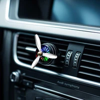 car air freshener car air outlet air conditioning vent perfume with led lights vehicle fan car decoration car accessories