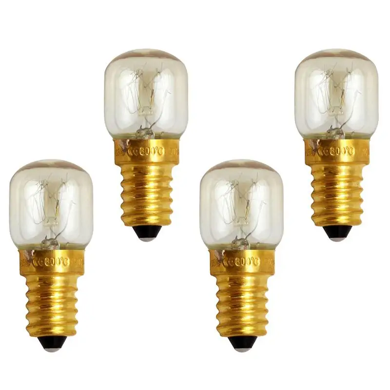 4 шт. E14 маленький винтовой светильник лампа 300 градусов по Цельсию лампочка для