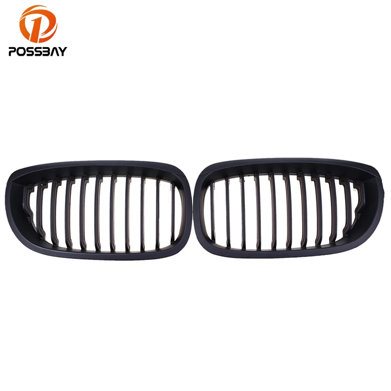 

POSSBAY Car Kidney Front Center Grill Grilles for BMW 3-Series E46 325Ci/330Cd/330Ci/M3 CSL Coupe 2003 2004 2005 2006 Facelift