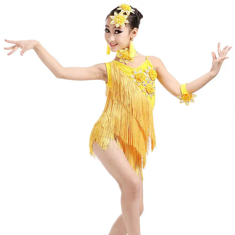 Женский танцевальный костюм для конкурсов самбы юбка-камисоль латинские платья