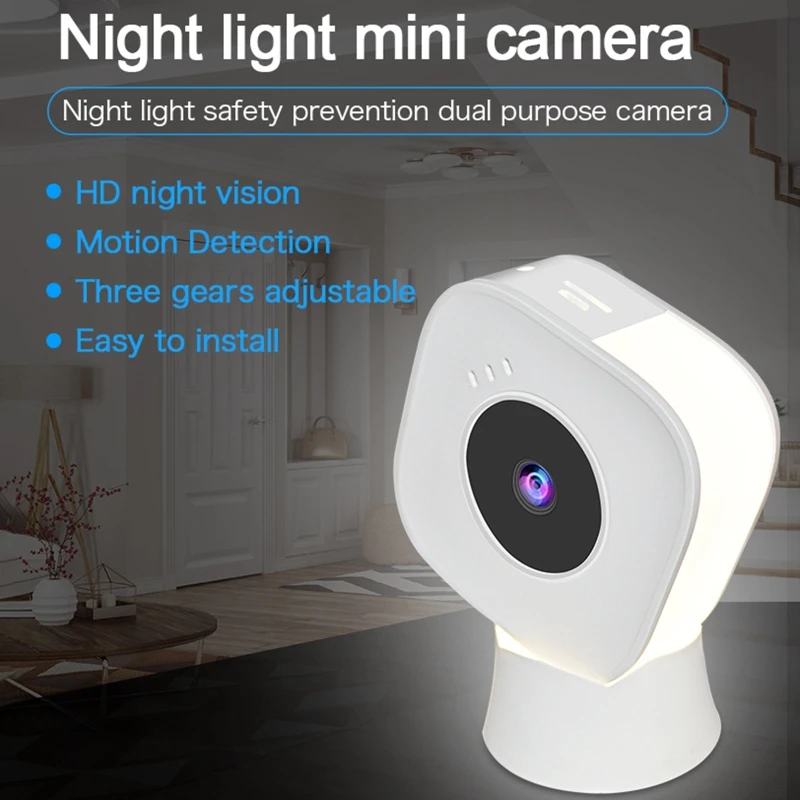 

R58B Wireless Mini Record Camera USB Night Light Motion Detection Night Vision Webcam