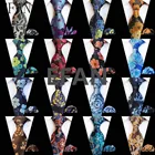 Оранжевый жаккардовый тканый Классический мужской галстук Галстук в клетку желтый шелковый галстук для вечерние ринки свадьбы набор носовых платков рождественские подарки для мужчин галстук