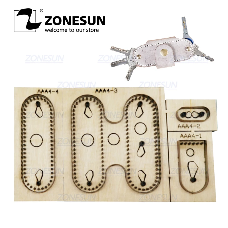

Кожаный брелок для ключей ZONESUN, ручной работы, для украшения