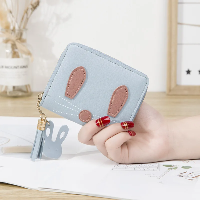 Модный женский мини кошелек из искусственной кожи Женский минималистичный для