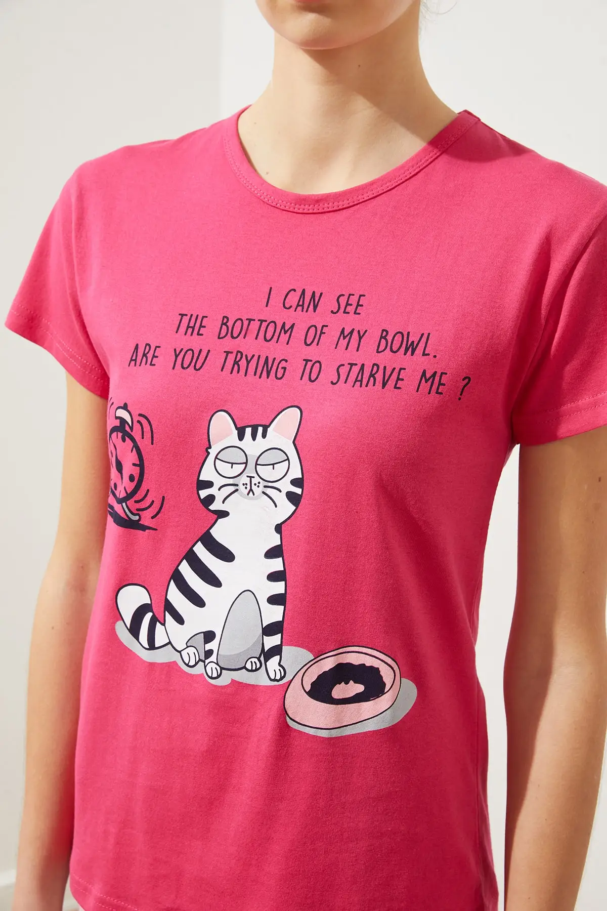 

Trendyol Printed Knitted Pajamas Set THMSS21PT0812