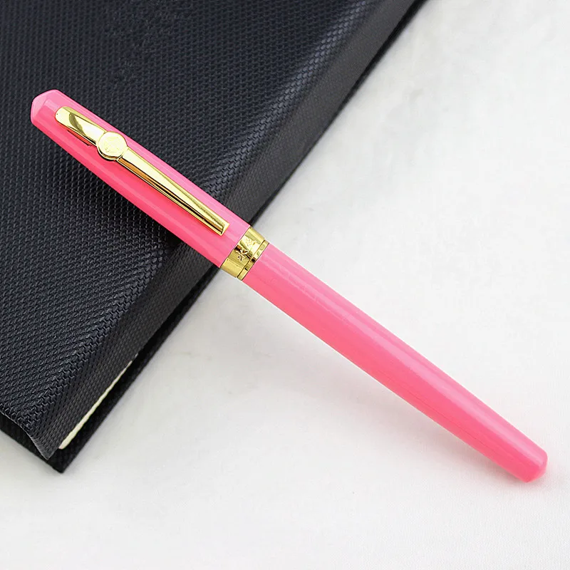 Финансовый наконечник 0 38 мм чрезвычайно тонкая перьевая ручка цветной