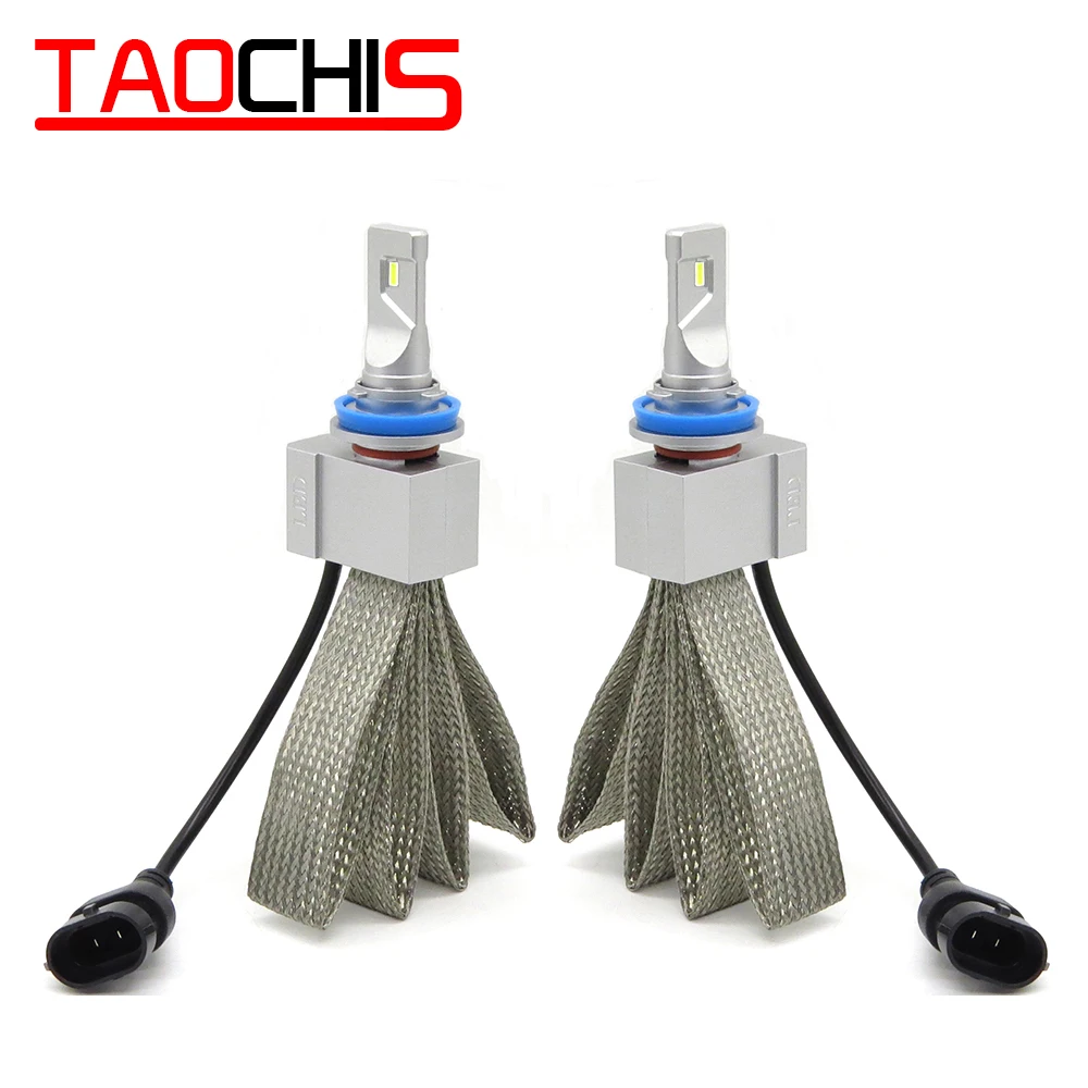 TAOCHIS 12V 60W 7200LM 3C фара 6500k H1 H3 H7 9012 880/881 H11 9005/9006 авто фары Противотуманные фары светодиодные автомобильные лампы