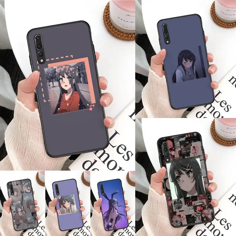 

Sakurajima Mai Anime Phone Case For Huawei Mate 30 Pro P20 P30 P40 pro lite Y7 Y6 2019 case for Honor 8X 8A 10 20lite 10i