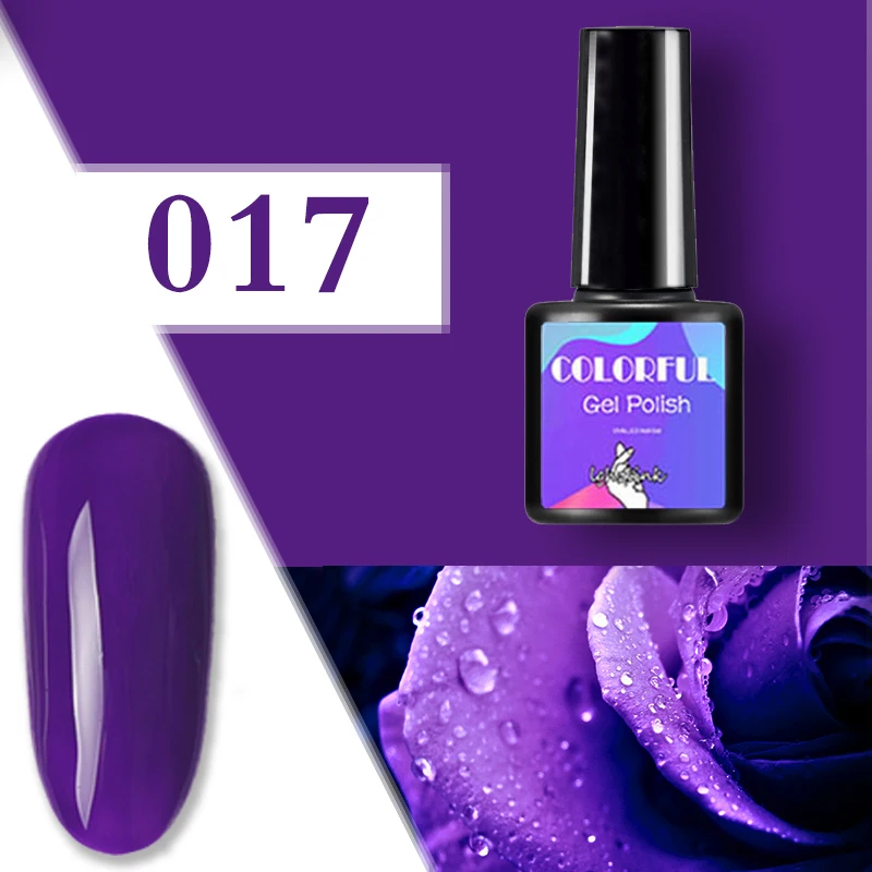 017 Lghzlink 7,5 мл гель лак для ногтей Гель-лак для маникюра Сделай Сам Топ/Базовое покрытие Hybird дизайн праймер для ногтей gellak - Цвет: 017
