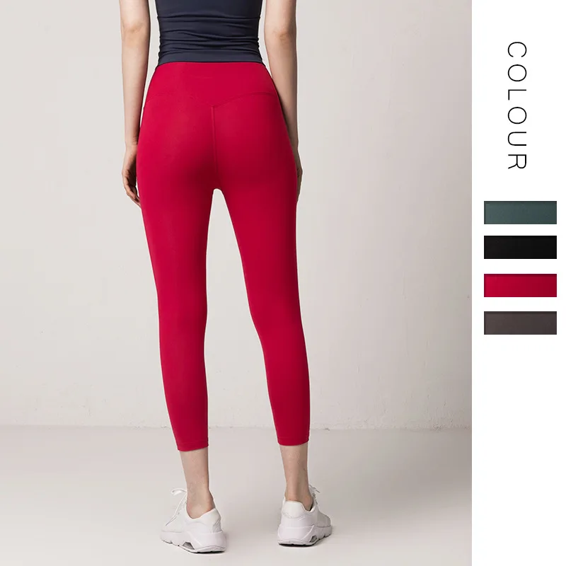 3/4 леггинсы для фитнеса женские штаны йоги тренажерного зала спортивные трико