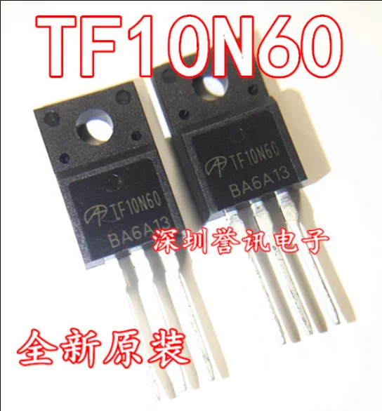 

Mxy 5PCS TF10N60 TO-220F AOTF10N60 TO-220 10N60 10A600V