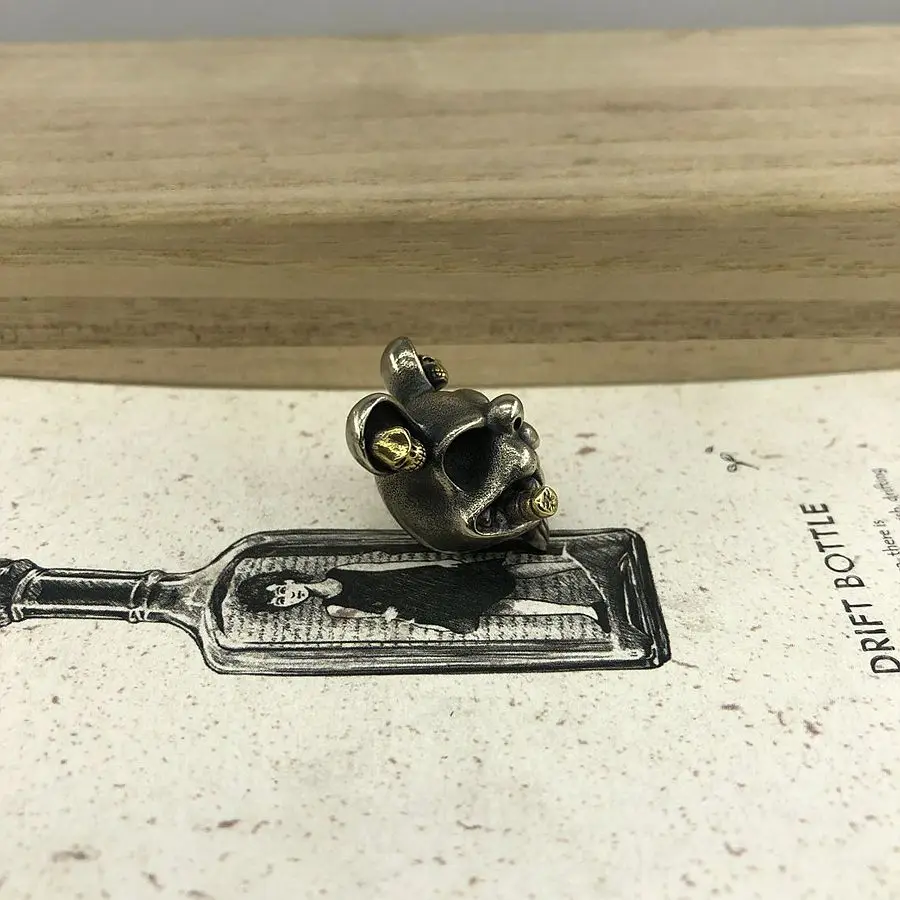 EDC инструменты латунные бусины для ножей латунный злой шнурок с Микки Маусом