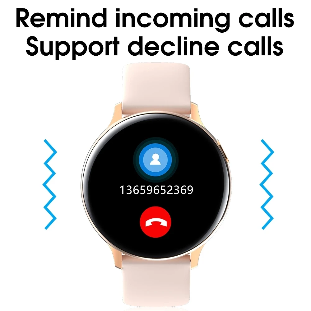 S20 лучшие мужские Смарт часы круглые полностью сенсорный экран IP68