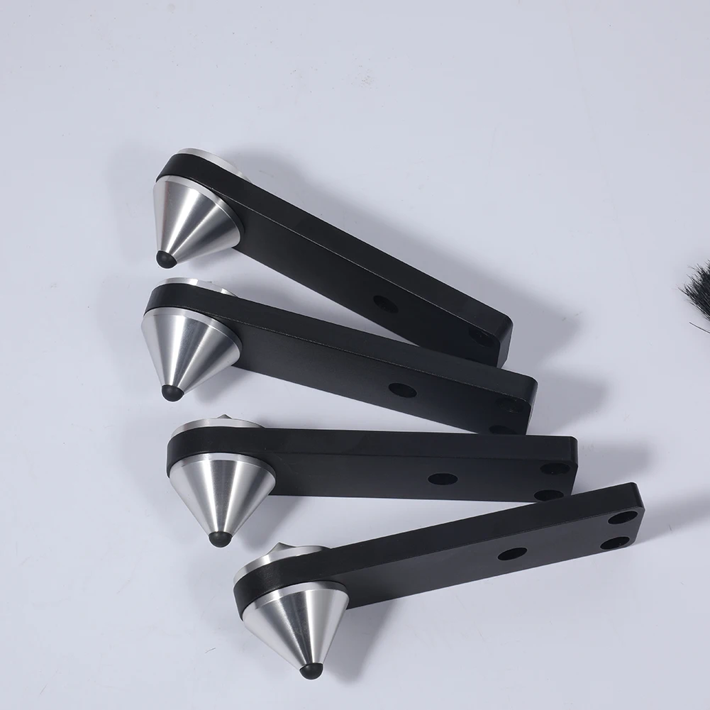 

4pcs Nail Replacement Accessories Durable Speaker Spike Isolation Feet Shock Absorbing Non-Slip Aluminium Stand Pads 39mm Parts