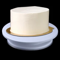 8 inch birthday cake decorating turntable lightweight simple rotating anti skid round cake stand useful display rack for party