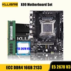 Комплект материнской платы Kllisre X99 с Xeon E5 2678 V3 LGA 2011-3 ЦП DDR4 16 Гб 2133 МГц память ECC