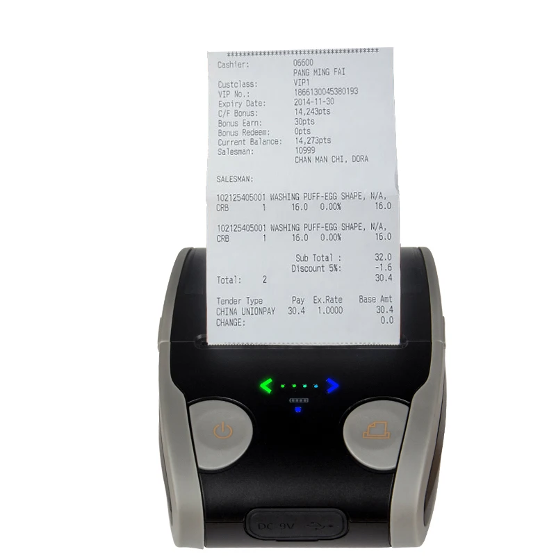 Легкий Мини Портативный беспроводной 4 0 Bluetooth 58 мм Термопринтер чеков для