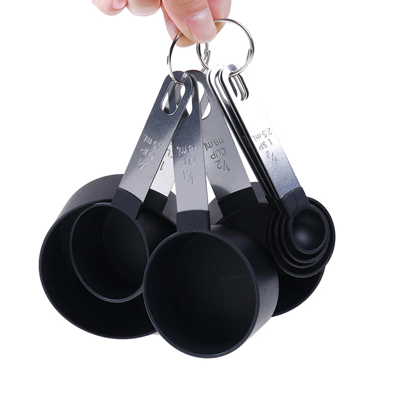 

8Pcs/set Stainless Steel Measuring Cups And Spoons Set Kitchen Baking Gadget