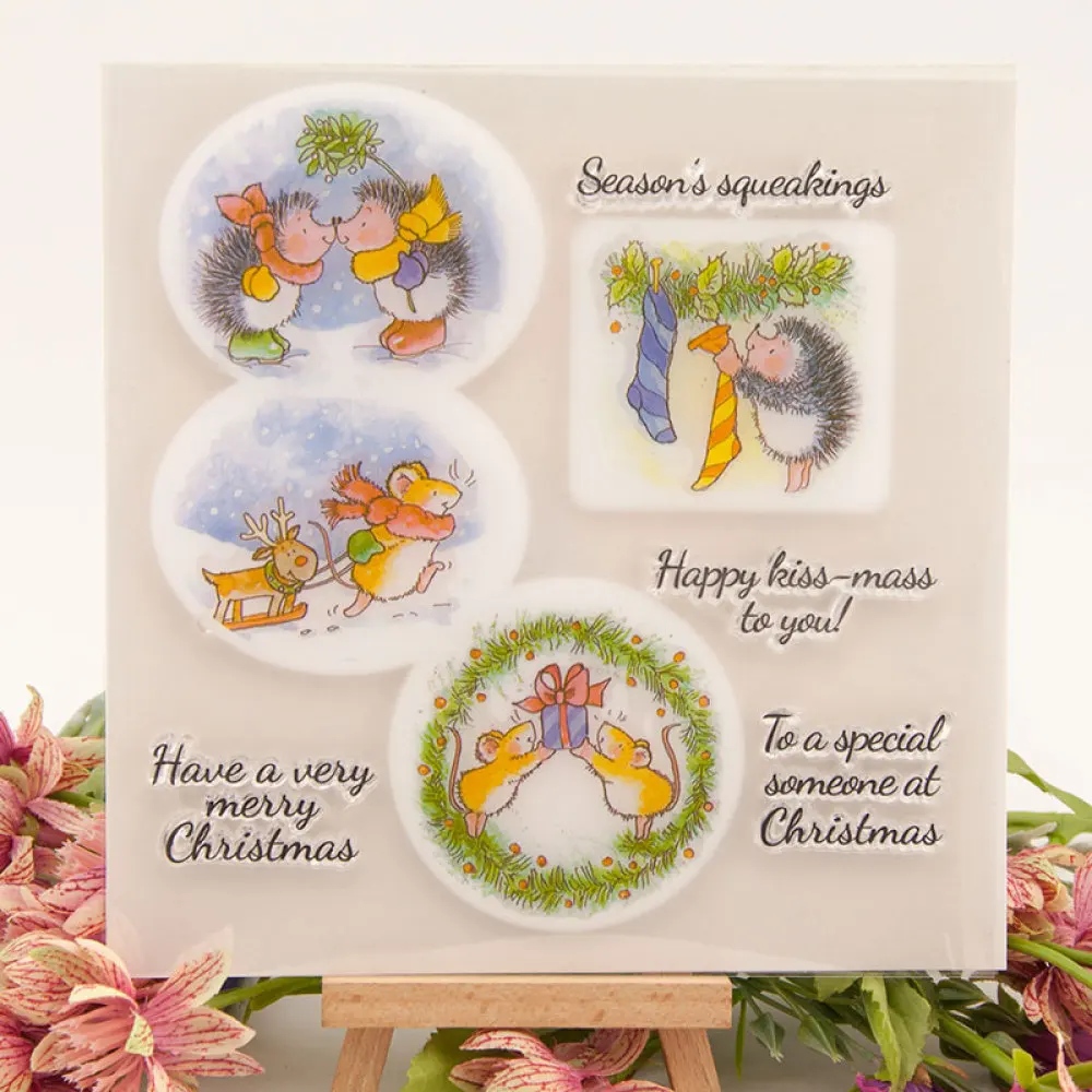 

Прозрачный силиконовый штамп/печать для скрапбукинга/фотоальбома, 16x16