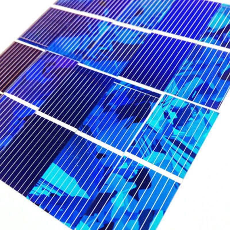 100 шт./компл. Панели солнечные ячейки 0 5 V 320mA 52 мм X 19 Цвет с украшением в виде