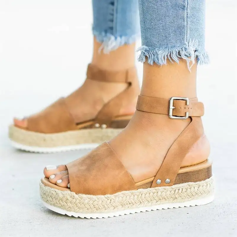 

Wedges Shoes For Women High Heels Sandals Summer Shoes 2019 Flip Flop Femme Platform Sandals Plus Size 35-43 heels women