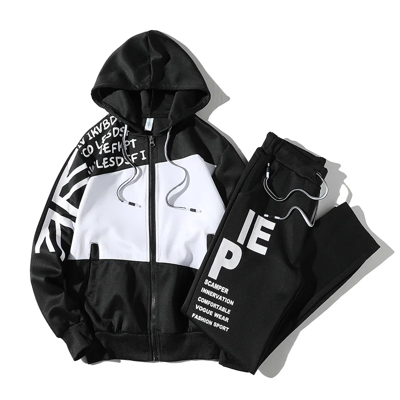 Оптовая продажа мужской спортивный костюм весна осень Новый свитер с капюшоном