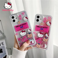 hello kitty for iphone 6s78pxxrxsxsmax1112pro12mini glitter quicksand personalized phone case
