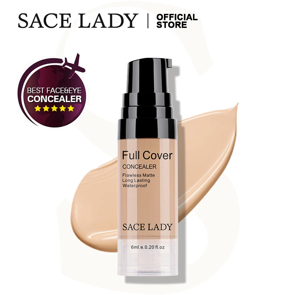 SACE LADY жидкий консилер полное покрытие косметика фотокрем водонепроницаемые