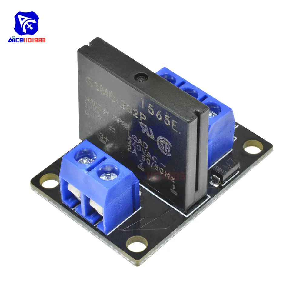 Diymore 5 в 1 канал высокого уровня твердотельные реле модуля SSR Защитная Для Arduino G3MB