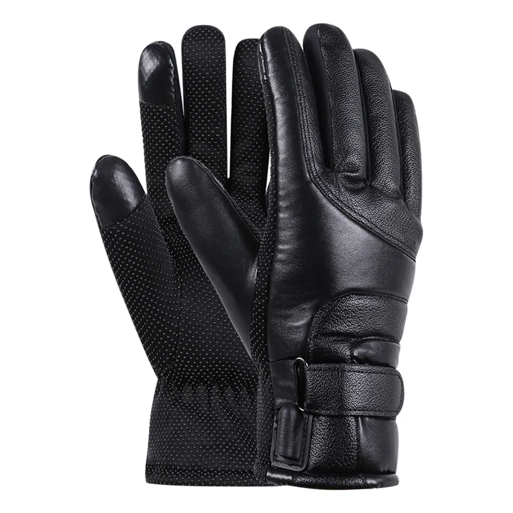 

Electric Heated Winter Hands Warm Waterproof Thermal Motorcycle Skiing Waterproof Skidproof Climbing Winter Fingers Glove