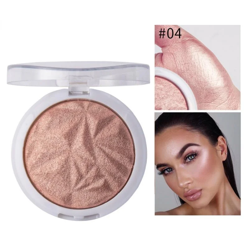 

Highlighter Powder Palette 6 Colors High Gloss Shimmer Powder Base Illuminator Highlight Cosmetics Long Lasting Makeup Kit Make