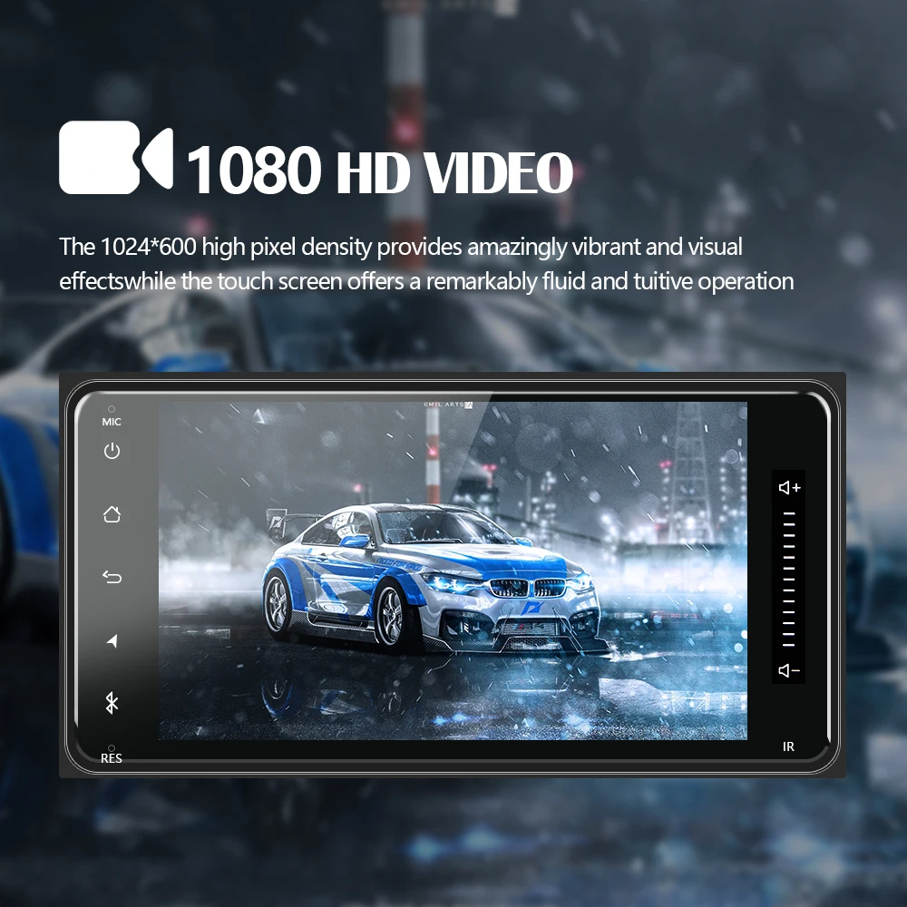 Maiyue star 7 дюймов 2 din android 8,1 Автомобильный мультимедийный плеер Автомобильный Радио Стерео VIOS Crown Camry HIACE PREVIA COROLLA RAV4
